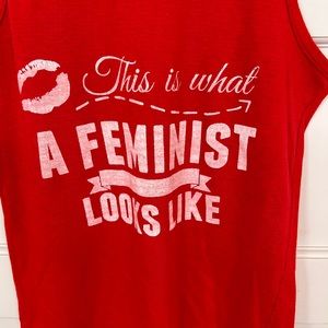 ❤️this is what a feminist looks like❤️ vintage tank M